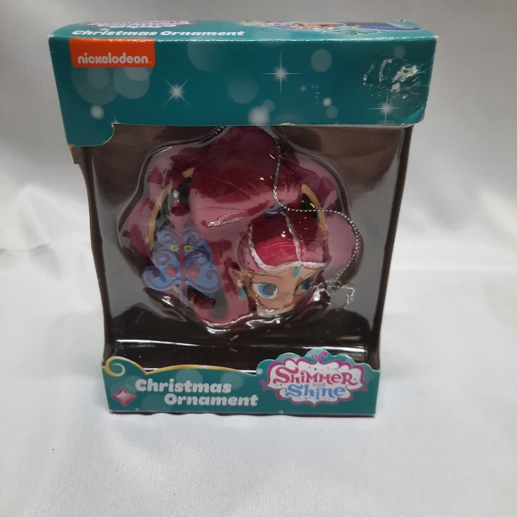NIB Nickelodeon Shimmer & Shine Pink Genie Collector Ornament 2017 3" - Picture 4 of 6
